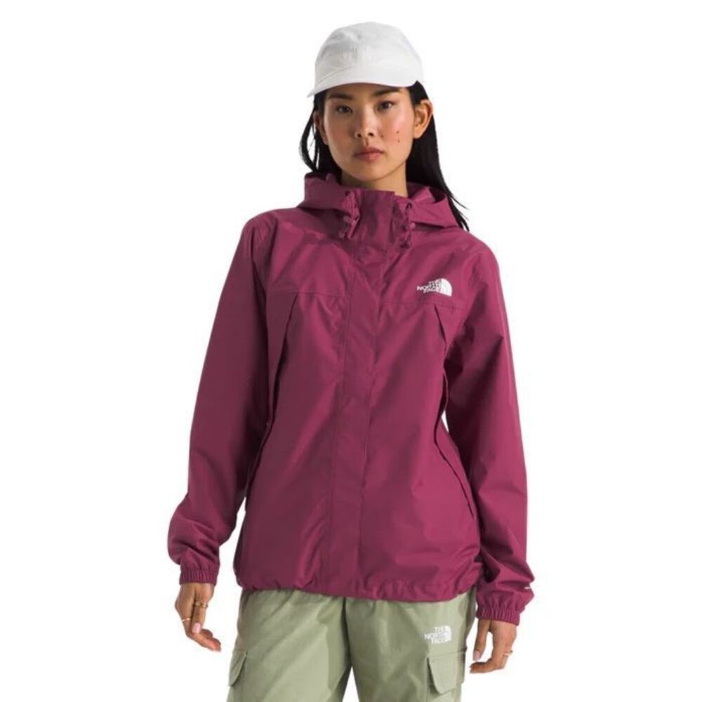 The North Face Antora Hooded Rain Jacket Cyber Berry XL - Picture 3 of 5